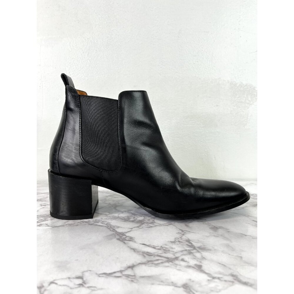 Everlane Women's Black Leather The Heel Boot  Sz 10 - Picture 8 of 12